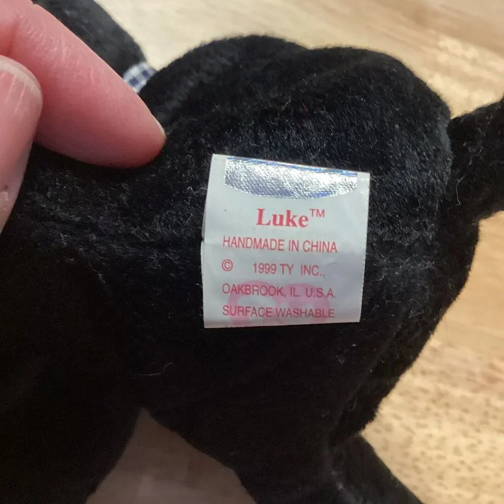 Ty Beanie Baby‎ Luke  Bear Plush Toy